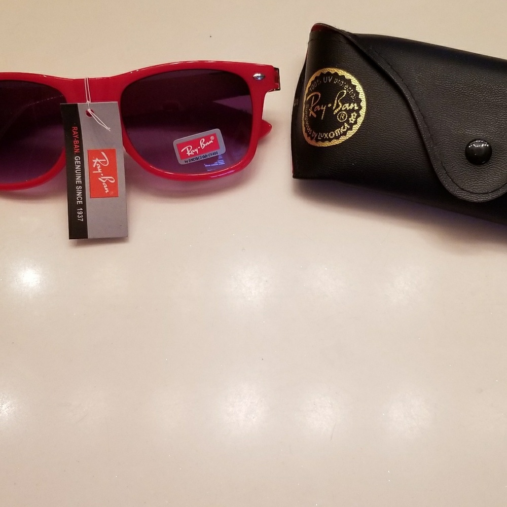 Ray bans red womens sunglasses nwt